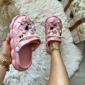 Saboti Papuci dama Roz XF54 imagine