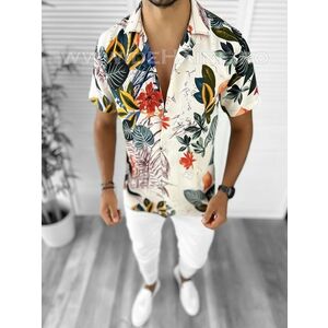 Camasa barbati PREMIUM cu imprimeu B9092 O2-3.2 imagine