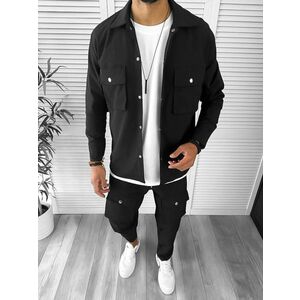 Camasa barbati slim fit negru 6050a N7-4.1 imagine