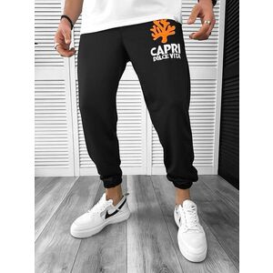 Pantaloni de trening cargo bej conici 12918 O2-4.2 imagine