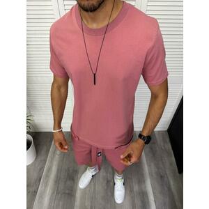 Trening barbati cream pantaloni + tricou 13296 D2-2.1 imagine