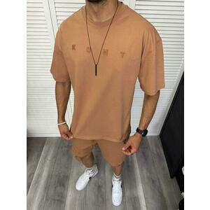 Trening barbati maro pantaloni + tricou 13297 D2-2.1 imagine