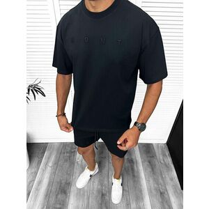 Compleu de vara tricou + pantaloni negru 13319 P20-3.1 imagine