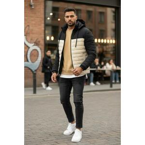 Geaca barbati bej 2517 imagine