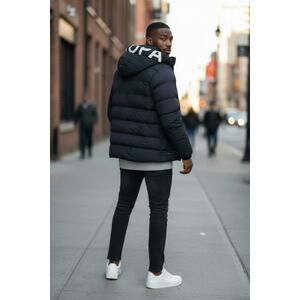 Geaca barbati neagra M69 imagine