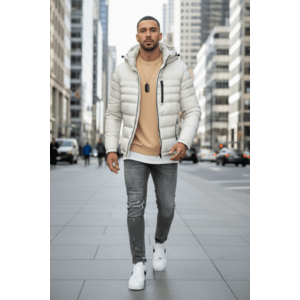 Geaca barbati bej 5208 123-3 imagine