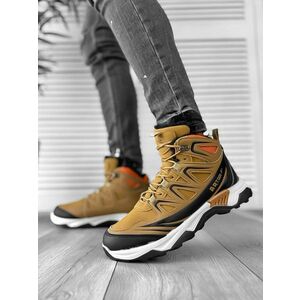 Bocanci barbati imblaniti mustar A73 T55-1 imagine