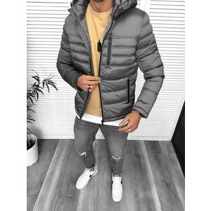 Geaca barbati gri 5208 imagine
