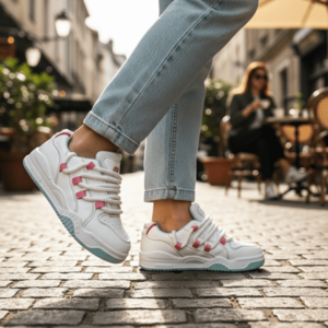 Adidasi dama casual albi 508 T51-3 imagine