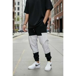 Pantaloni de trening cargo negri conici Y356 41-4.2 imagine