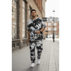 Trening barbati slim fit Pantaloni + tricou Y133 P18-4.3 imagine