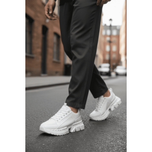 Adidasi barbati casual albi LM052 T2-3 imagine