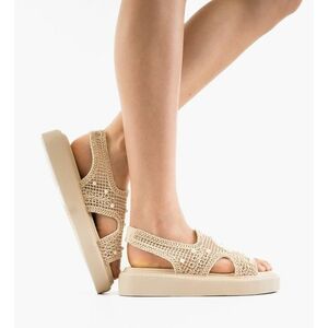 Sandale dama Parson Bej imagine