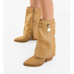 Botine dama Raffa Bej imagine