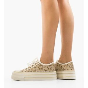 Sneakers dama Vidia Bej imagine