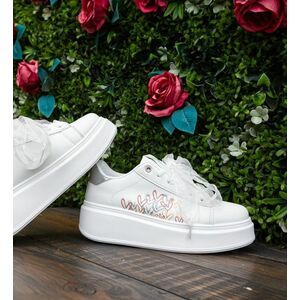 Sneakers dama Ilius Argintii imagine