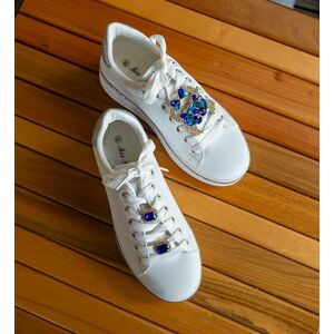 Sneakers dama Weland Argintii imagine