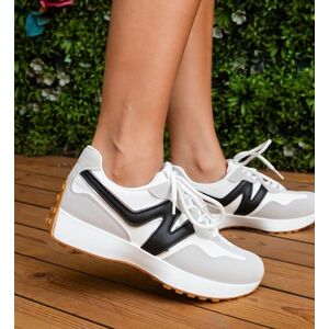Sneakers dama Sharad Albi 2 imagine