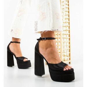 Sandale cu toc Pugh Negre imagine