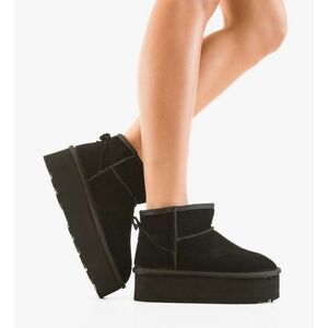 Cizme tip Ug Keston Negre imagine