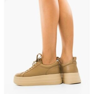 Sneakers dama Praka Bej imagine