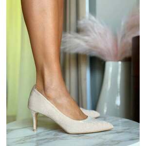 Pantofi dama Zahrao Bej imagine