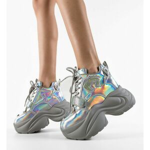 Sneakers dama Bogota Argintii imagine
