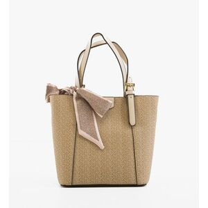 Geanta dama de mana Palmare Bej imagine