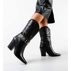 Cizme dama Latoya Negre imagine