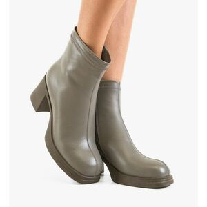 Botine dama Tafta Gri imagine