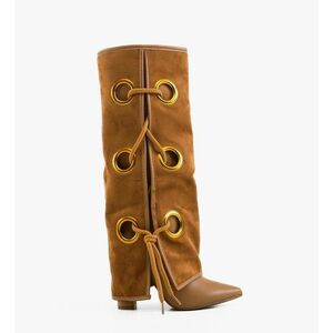 Cizme dama Beard Camel imagine