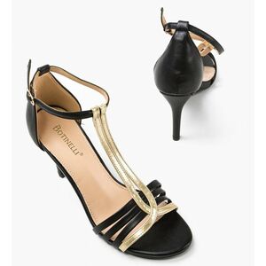 Sandale cu toc Amykan Negre imagine