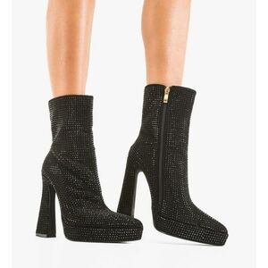 Botine dama Iram Negre imagine