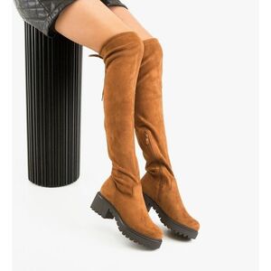 Cizme dama Alvarado Camel imagine