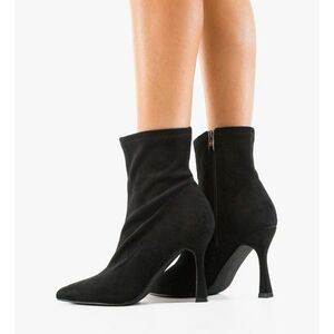 Botine dama Zarbav Negre imagine