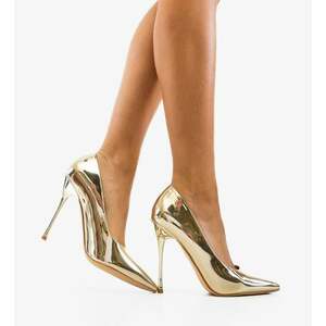 Pantofi stiletto Helar Aurii 2 imagine