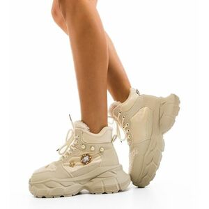 Sneakers dama Erbazy Bej imagine