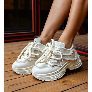 Sneakers dama Rafe Bej imagine