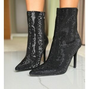 Botine dama Fatma Negre imagine