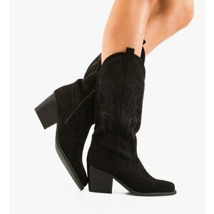 Cizme dama Mumbi Negre imagine