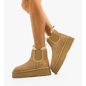 Cizme tip Ug Heniz Bej imagine