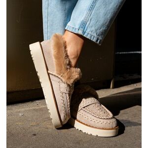 Pantofi Casual Chunky Bej imagine