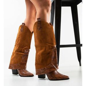 Cizme Jevan Camel imagine