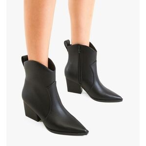 Botine dama Brebly Negre 2 imagine