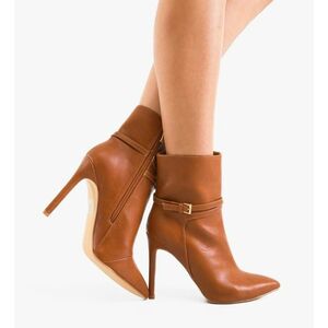Botine dama Barbara Camel imagine