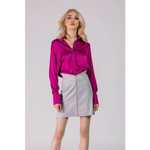 Fusta cu fermoar si talie inalta imagine