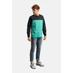 Bluza sport unisex cu model colorblock - 1430-K imagine