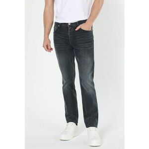 Blugi slim fit cu aspect decolorat Danny imagine
