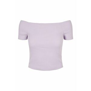 Tricou urban cu umerii goi pentru Femei Alb - S imagine