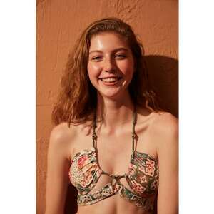 Sutien de baie cu imprimeu imagine